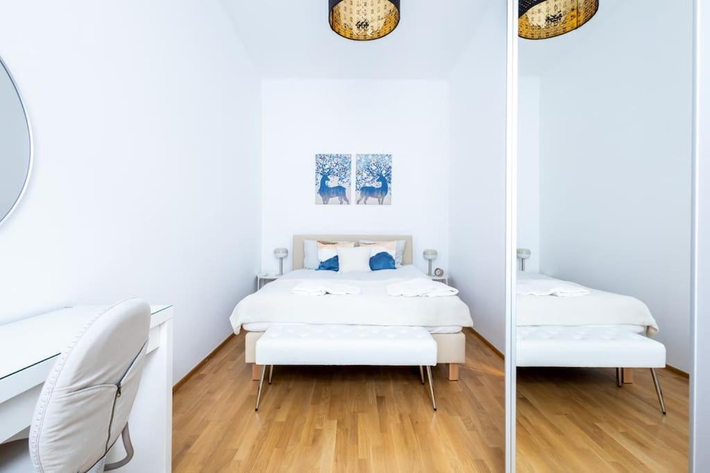 Orestaliving - Spacious 2Br On The Danube Canal Vienna Esterno foto
