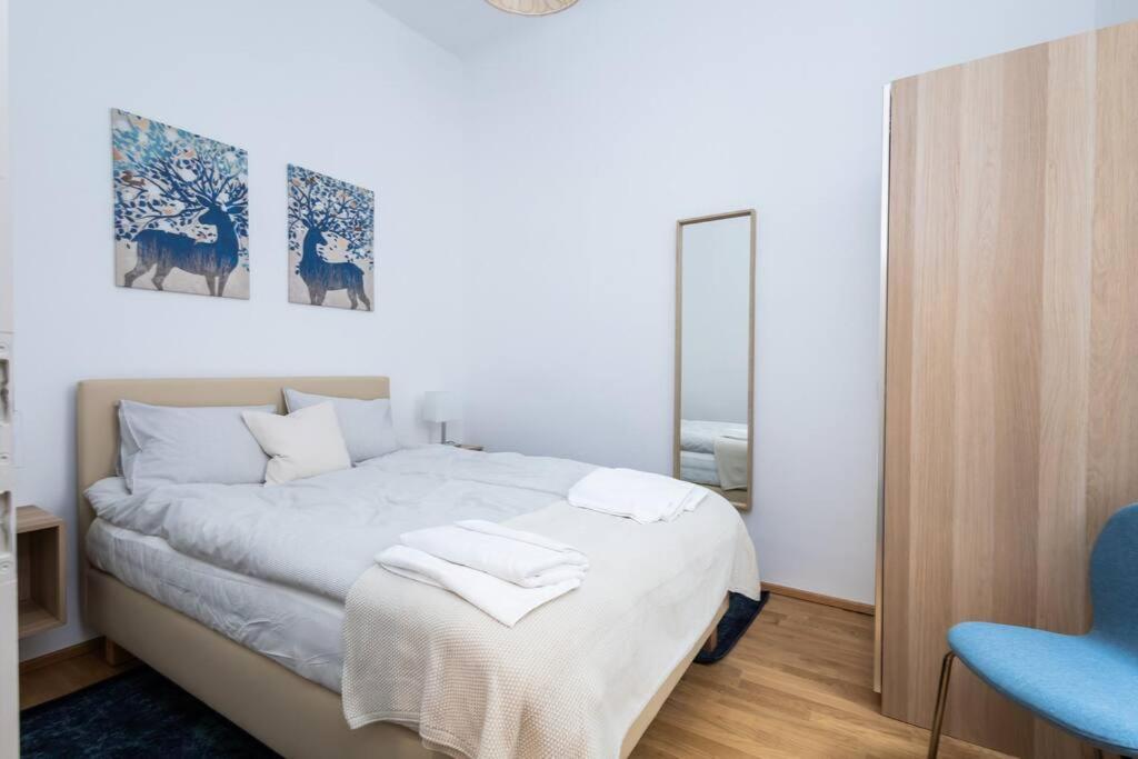 Orestaliving - Spacious 2Br On The Danube Canal Vienna Esterno foto